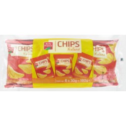 Sachet 6 Chips Nature 30G Belle France