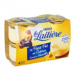 4X100G Creme Vanille La Laitiere