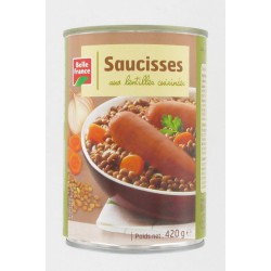 1X2 Saucisse Lentille Bf