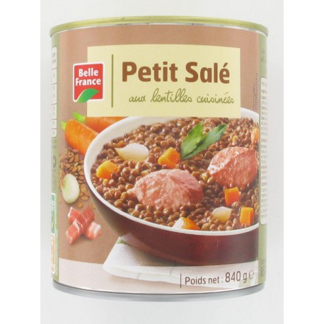 4/4 Petit Sale Lentilles Cuisinees Belle France