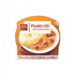 Bq.Poulet Roti Et Puree 300G Mic-Ondable B.France