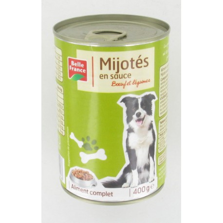 1/2 Mijote Boeuf Legumes Chien Belle France