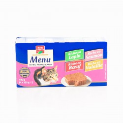 Bq.Chat 4X100G Assorti.Bf