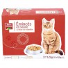 Poch.Emince Viande Pour Chat 12X100G Belle France