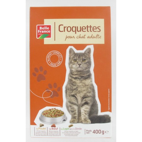 Croq.Poulet Chat 400G Bf