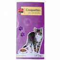 Sac.2Kg Croq.Lapin Legume Chat Sterilise B.France