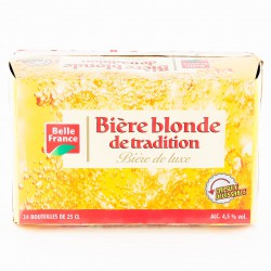 Pack 24X25Cl Biere Blonde Luxe Belle France 4,5Ø