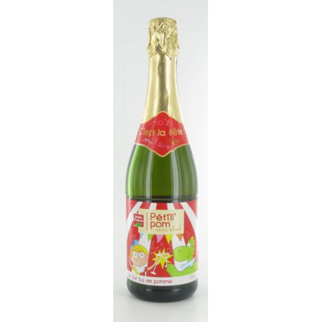 Jus Pomme Petillant 75Cl Verre Belle France