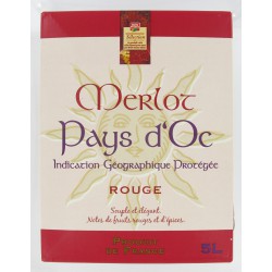 Bib Vin Pays Merlot 5L Bf