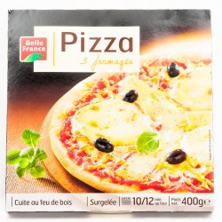 Pizza 3 Fromages 400G. Bf