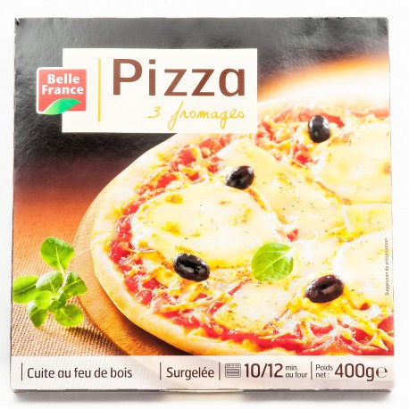 Pizza 3 Fromages 400G. Bf