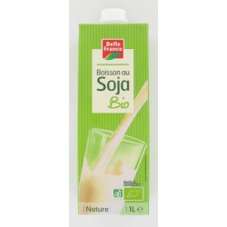 Brique Litre Soja Nature Bio Belle France