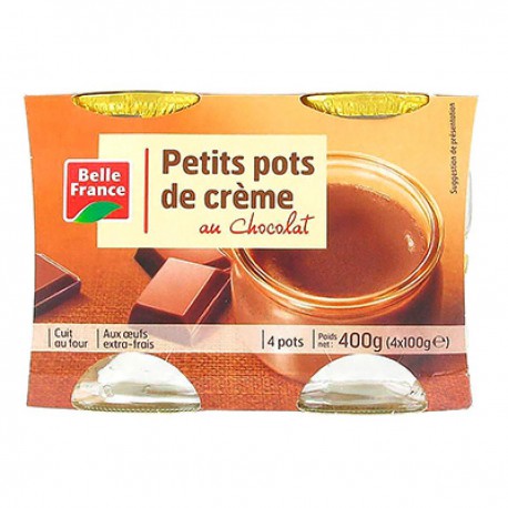 Ptit Pot Creme Choc.X4 Bf