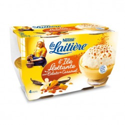 Lait.Ile Flot.Ecl.Cara.4X100G