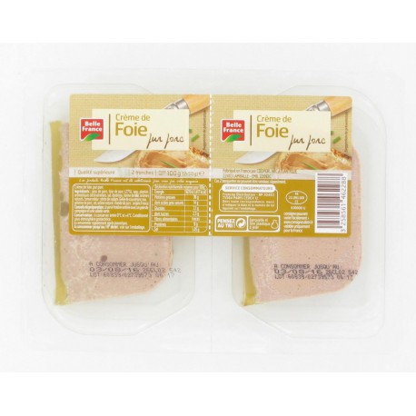 Creme De Foie 2X50G. Bf