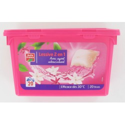 Lessive Liquide 2 En 1 20 Capsules Belle France