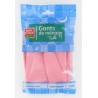 S.Gants Menage Rose Latex Floque Taille M
