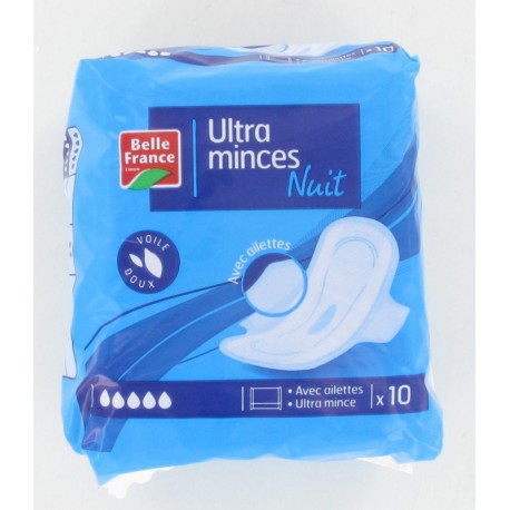 S.10 Serviet.Ultra Mince Nuit Belle France