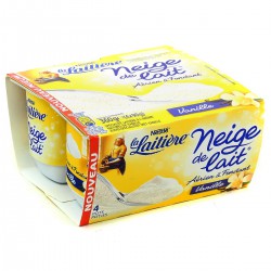 Laitier.Neige Lait Vanil.4X90G
