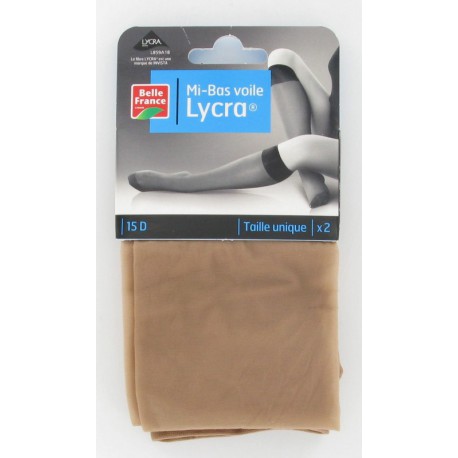 L2 Mi-Bas Lycra Sable Bf