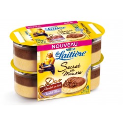Lait.Sm Duo Choc Lt/Blc 4X100G