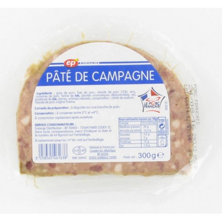 Pate Campagne 300Gr