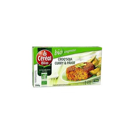 Cereal Bio Croqu Soja Curry Pavot 200G