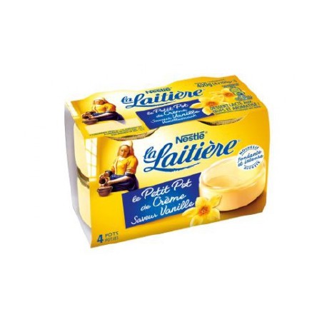Laitiere Pot Creme Vani.4X100G