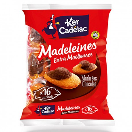 400G Madeleines Chocolat Ker Cadelac