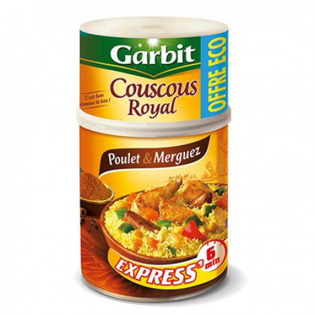 3/2 Couscous Royal Poulet Merguez 980G