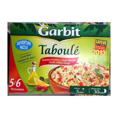 Garbit Taboule Des Tomates Etui 5/6 Personnes 730 Gr