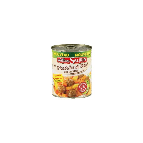 Fricadelles De Boeuf Aux Carottes 4/4 800G