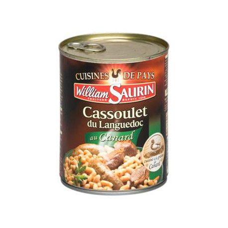 William Saurin - Cassoulet Du Languedoc Au Canard 4/4 840G