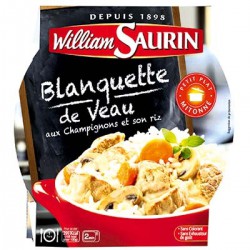 William Saurin Blanquette Veau Champignon Riz Bq Mo 1P 285G