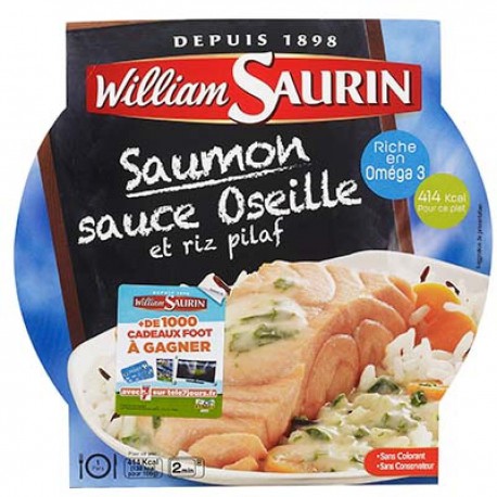 William Saurin Pave De Saumon Oseilles/Pates Barq.Mo 1P 300G