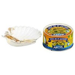 Arok Conserves Saint Jacques Noix A La Bretonne 205G+3Coq