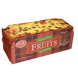 350G Cake Fruit 5 Tranches Pur Beurre