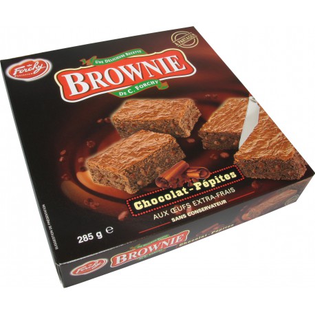 285G Brownie Chocolat Pepites Forchy