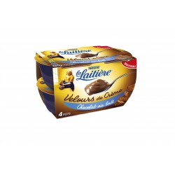 La Laitiere Velours De Crème Chocolat Au Lait La Laitière 4X70G