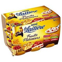 12X125G Yaourt Fruits Patissiers Panache La Laitiere