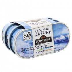 Connetable Sardine Natur 3X39G