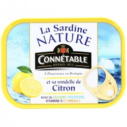 Bte 1/5 95G Sardine Nature Citron Connetable