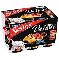 12X125G Yaourt Recette Dessert Panache Sveltesse
