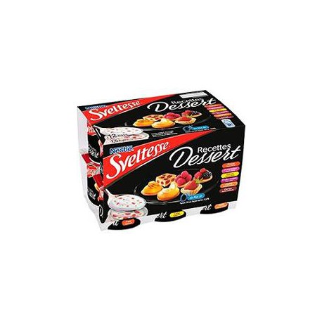 12X125G Yaourt Recette Dessert Panache Sveltesse