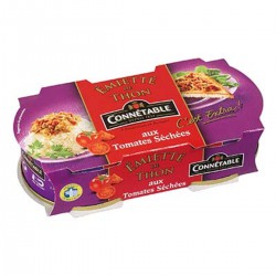 Pack 2X80G Emiette Thon Tomate Connetable