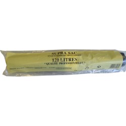 15 Sacs Poubelle 120L Supra Sac