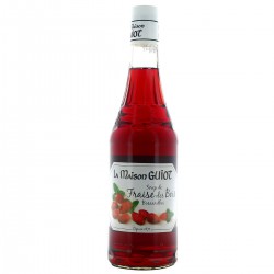 70Cl Bouteille Sirop Fraises Des Bois Guiot