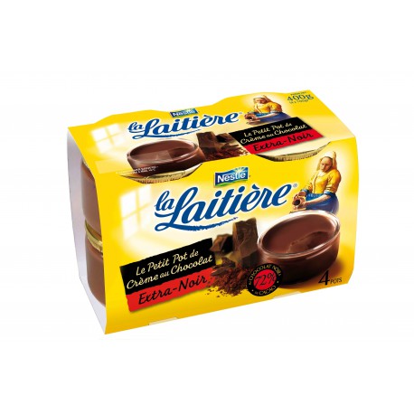 Lait.Ppc Choco Noir Extr4X100G