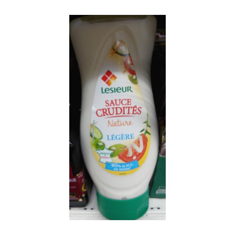 450Ml Sauce Crudites Nature Legere Lesieur