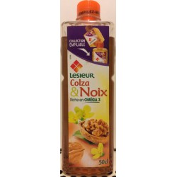 Bouteille 50Cl Huile Noix Colza Lesieur
